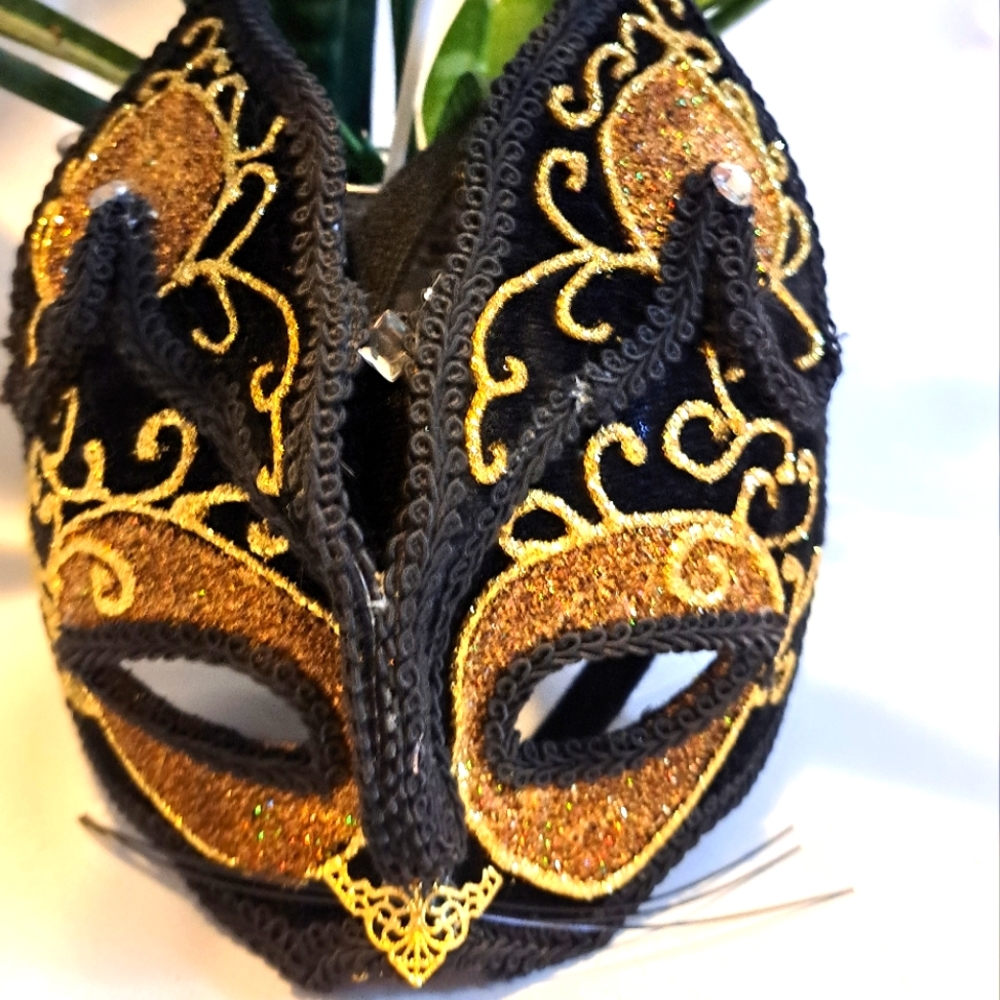 Mart Gras, Masquerade Ball, Cat Mask,